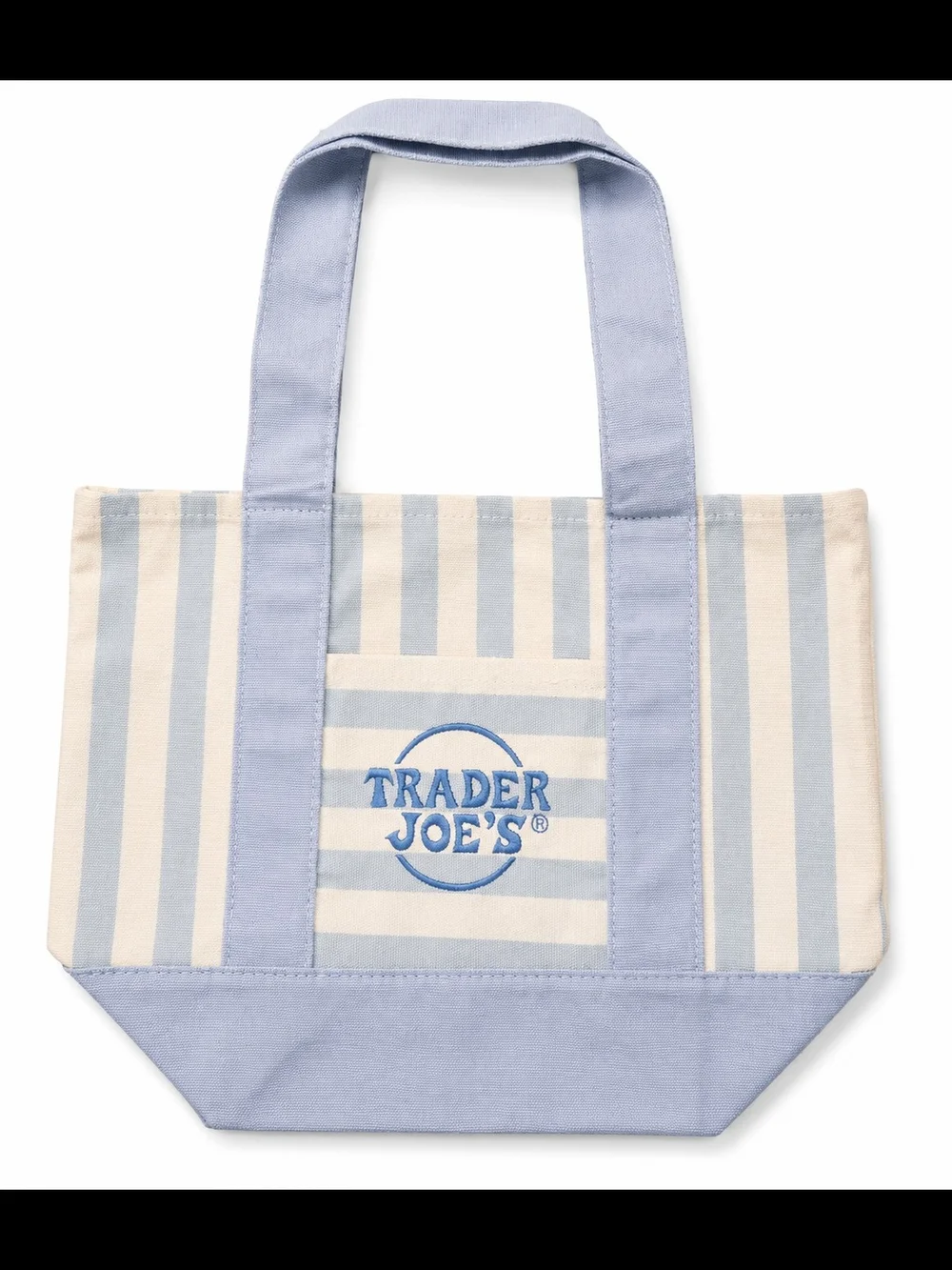 Two!! Trader Joe's Striped Tote Bags!